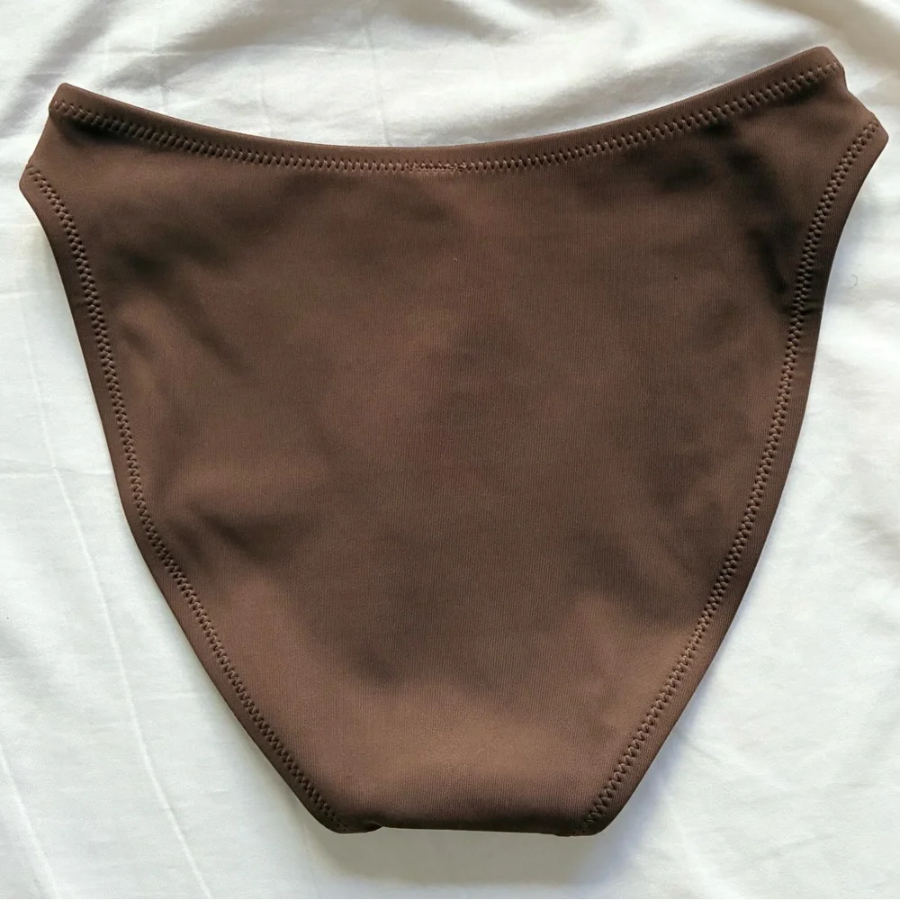 SKIMS Shaping Swim Dipped Cocoa Bikini Bottom